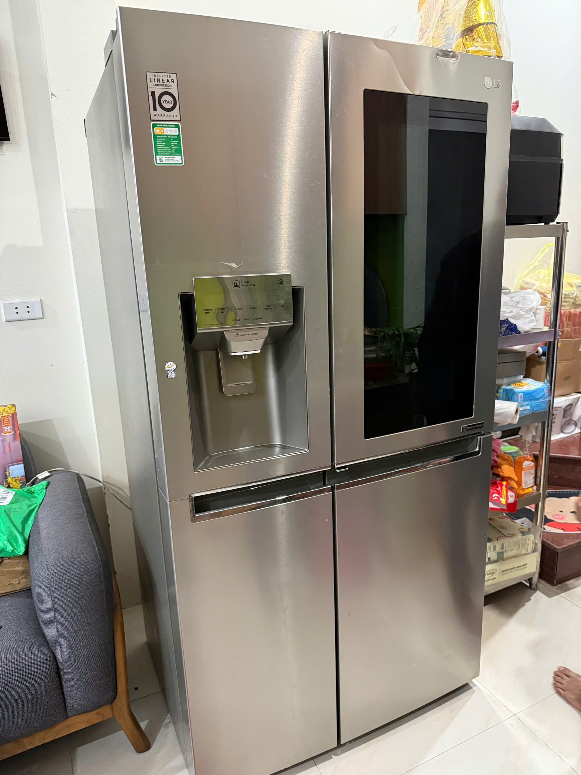 Sửa tủ lạnh LG side by side tại Bắc Ninh